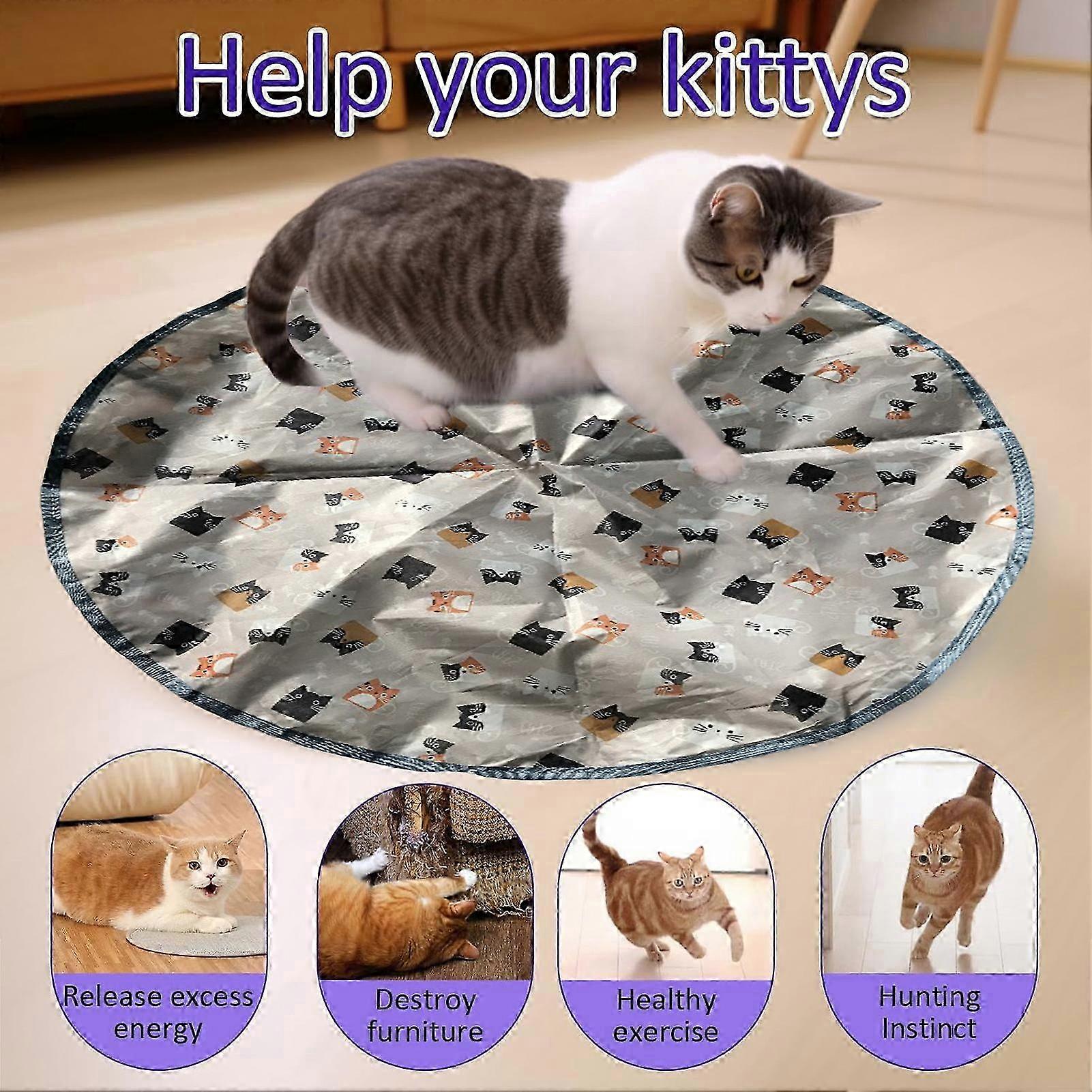 View of Hunting Cover Cat Toys Hide And Seek Kitten Toy Interactive Motion ...