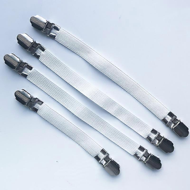 4 Pack Practical Multifunctional Sheet Fasteners Mattress Elastic Stand Clip Tools Sheets