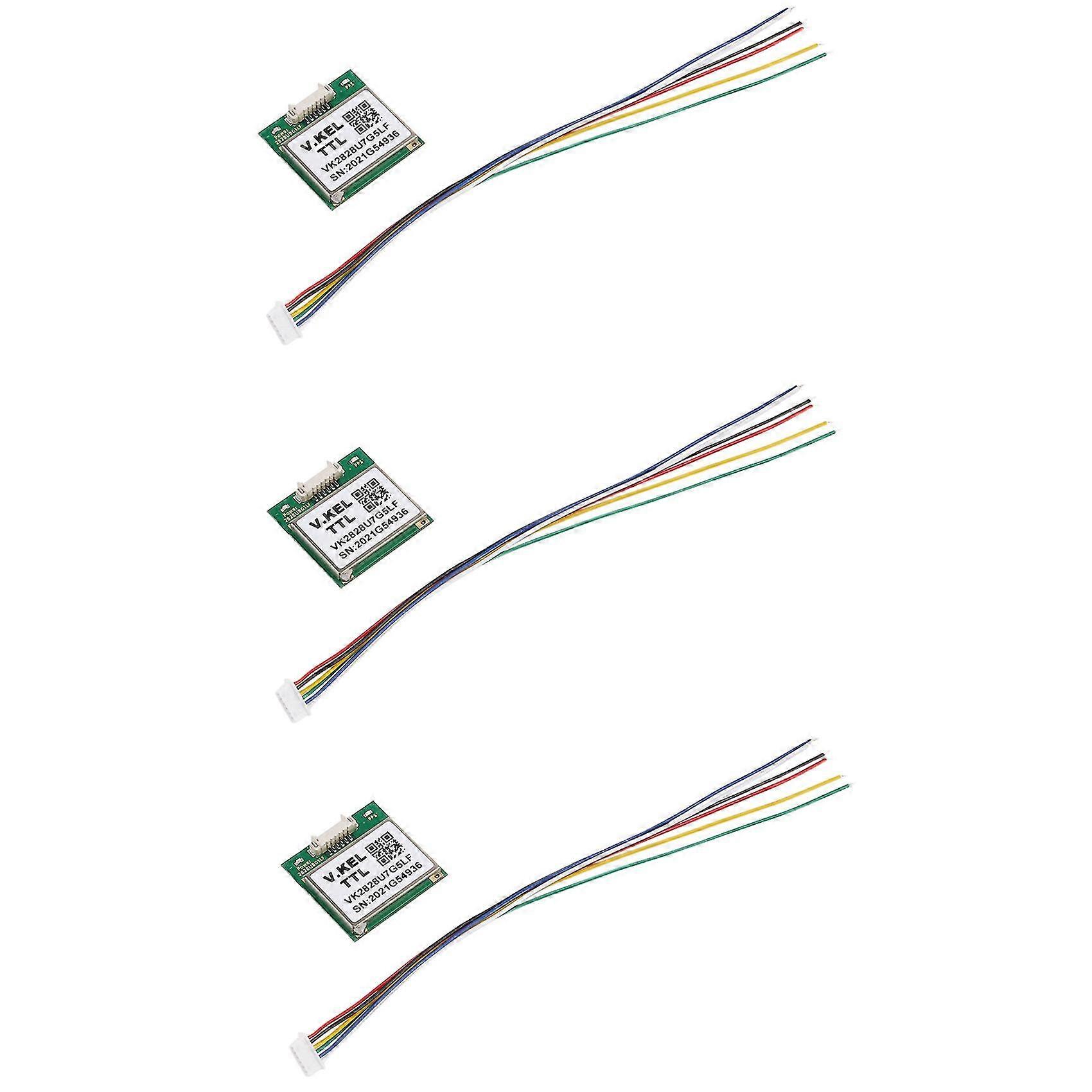 3x Vk2828u7g5lf Gps Module Ttl 1-10hz With Antenna Flash Flight Control Gps Model