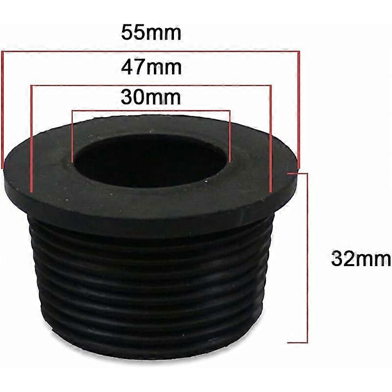 Rubber Sleeve, 2pcs Sink Stopper Sink Stopper for Kitchens Drainage Sewer Pipe Gasket Sealing Plug