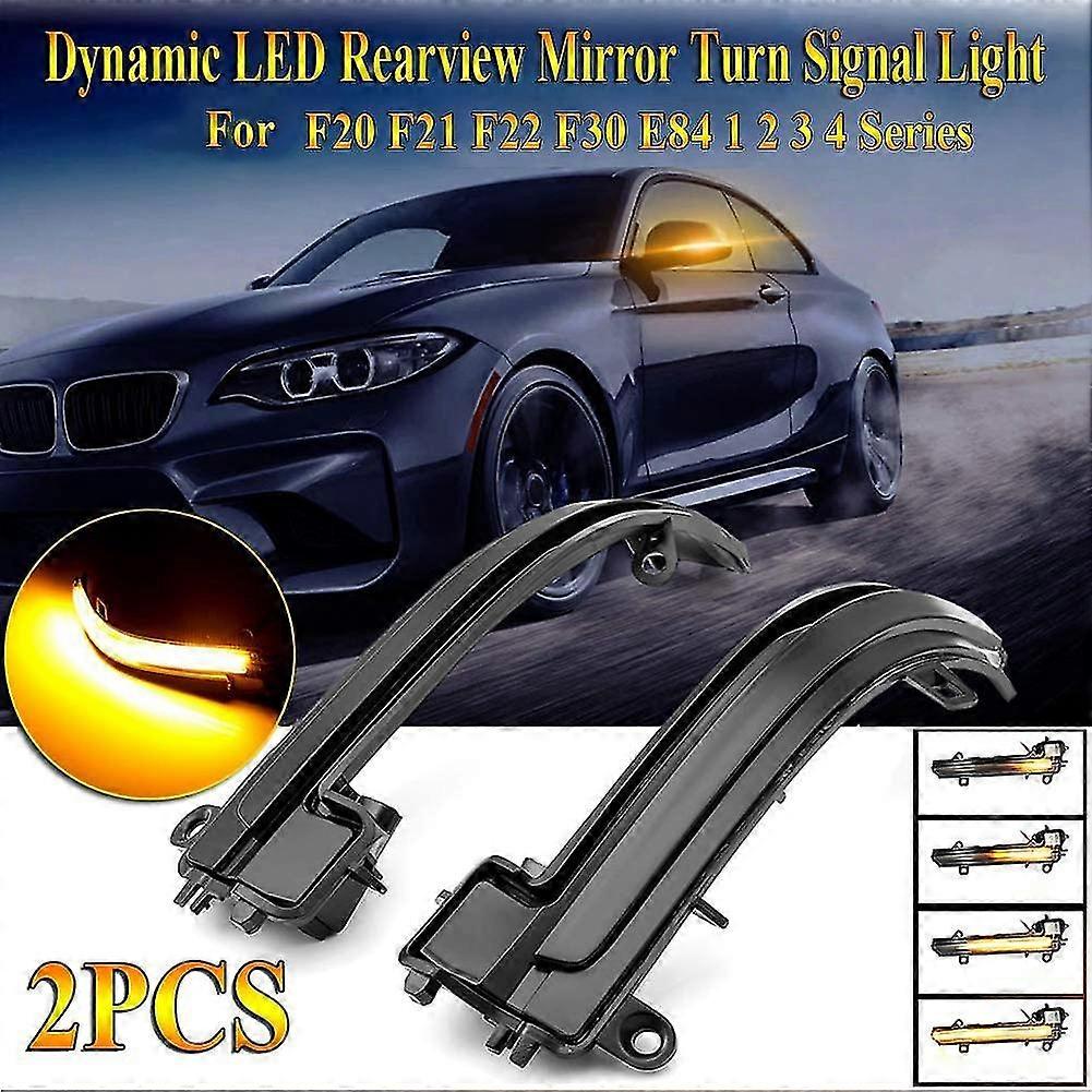 LED Dynamic Side Rearview Mirror Light Turn Signal Light For 2015-2021