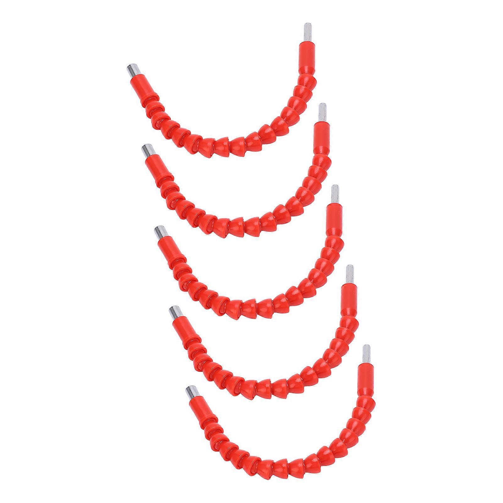 5pcs / סט מקדח גמיש הארכת סיביות פיר גמיש 295mm / 11.6in ארוך אוניברסלי עבור מקדחות חשמליות