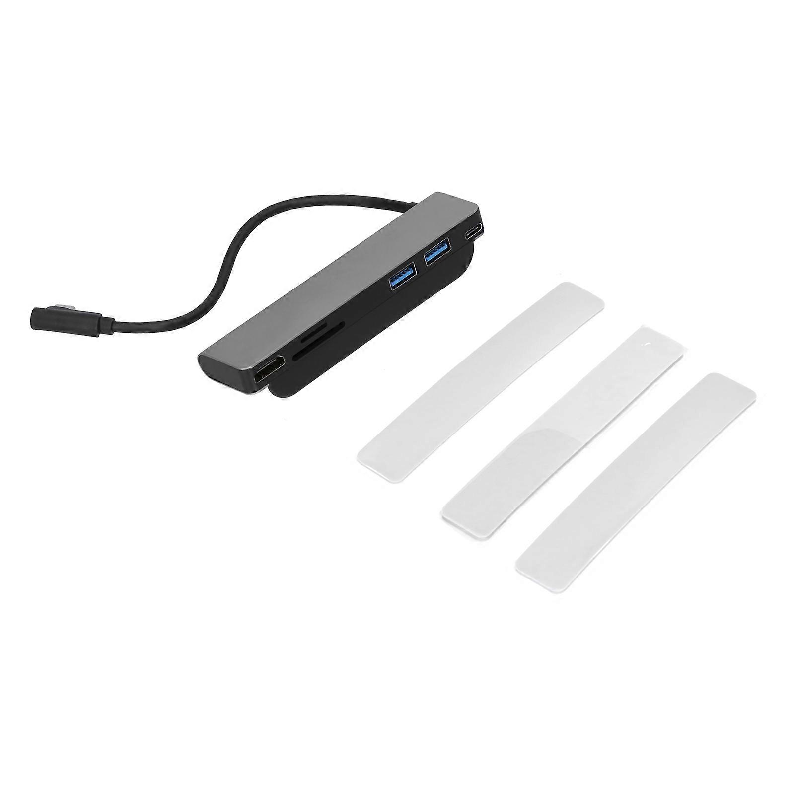 Docking Station 6 in 1 Type C to High Definition Multimedia Interface USB Memory Card Storage Card PD Expansion Dock YEMMA