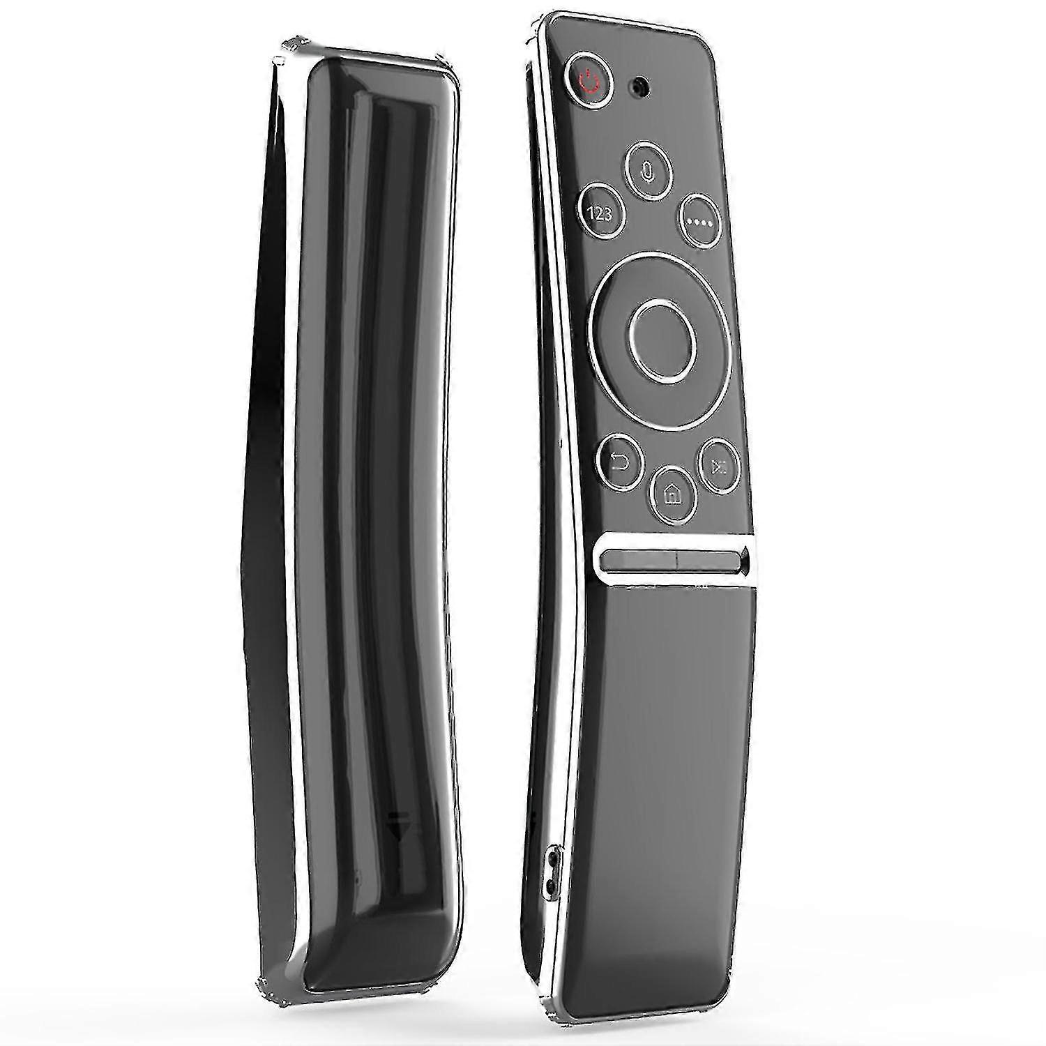 Plating Tpu Tv Remote Control Protective Compatible with Case Compatible with Bn59-01259d/qa55/65q6a-Q