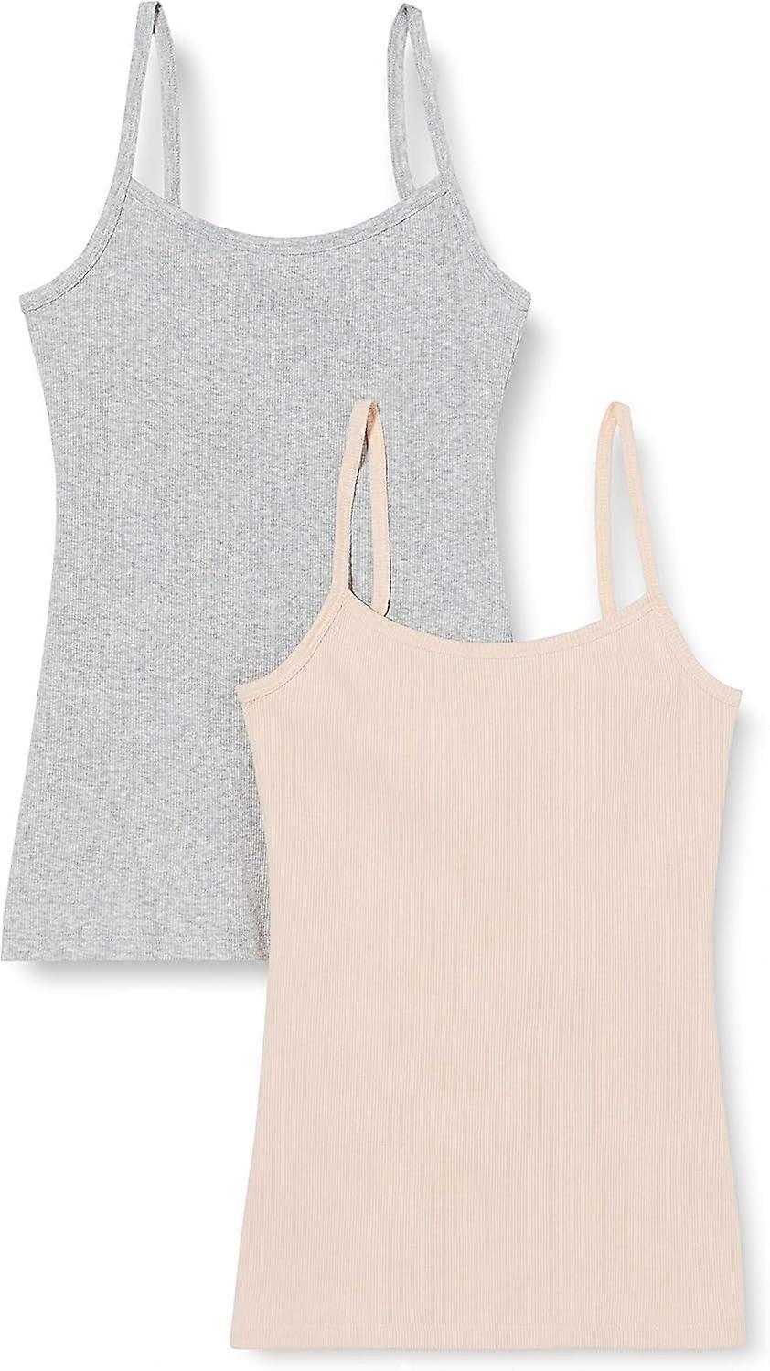 Ribbad väst dam, 2-pack.