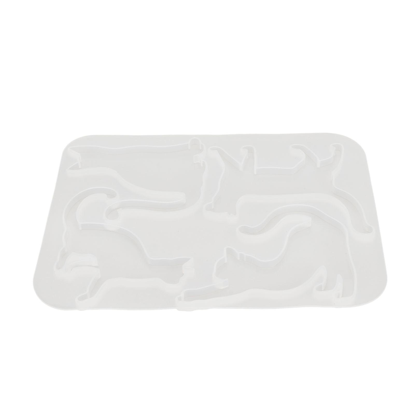 Cat Brooch Resin Molds DIY Cute Reusable Silicone Easy to Demold Candle Mold for Soap Chocolate