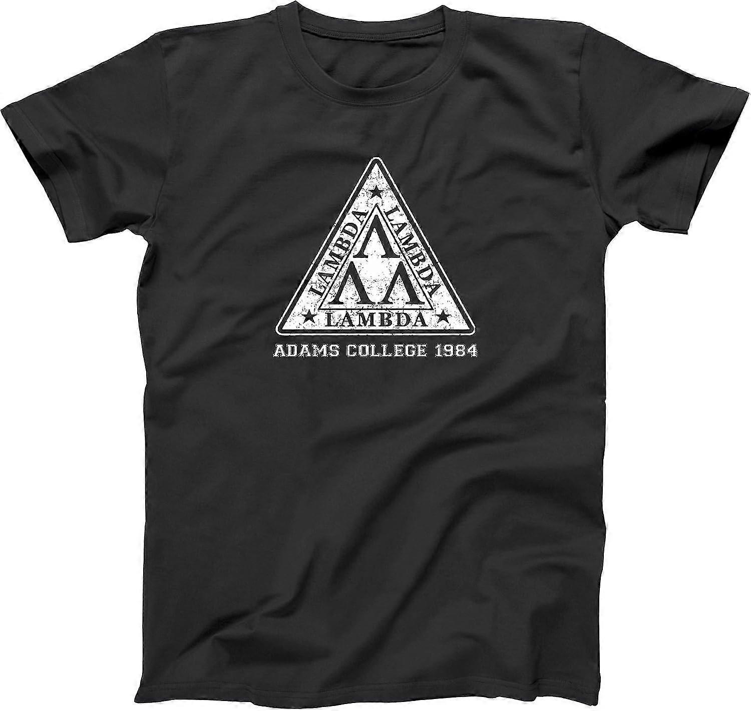 Tri Lambda Nerd College Fraternity Funny Geek Retro Revenge Old School Comedy Mens Shirt