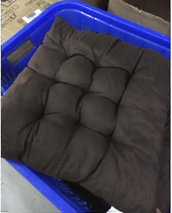 40x40cm Solid Color Square Soft Thicken Seat Pad Cushion Dining Room Chair Decor