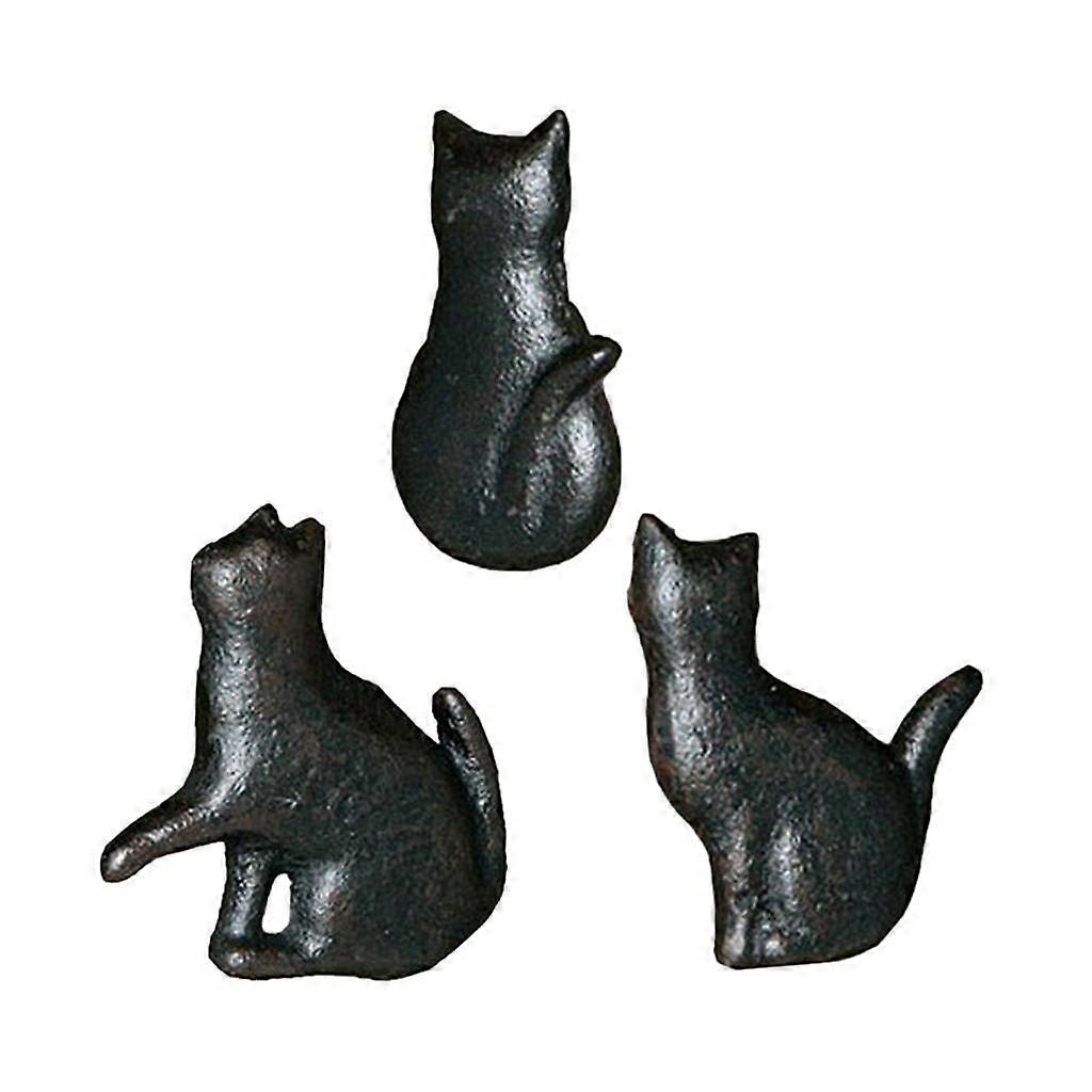 3pcs Cat Design Cupboard Drawer Knob Kitchen Cabinet Door Pull Knobs