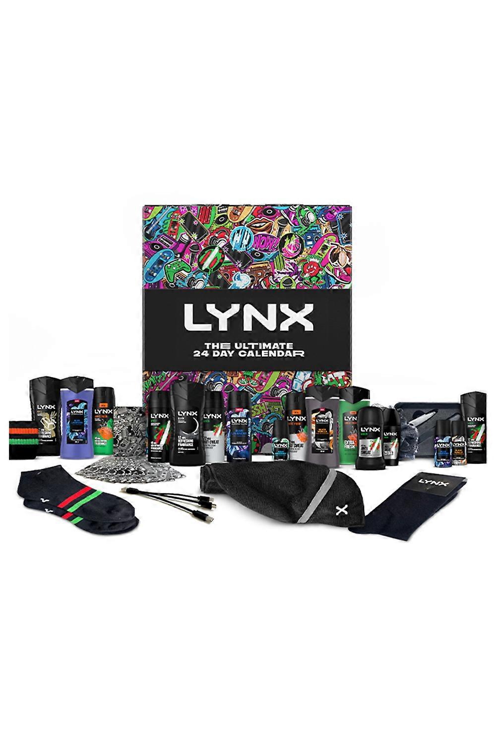 Lynx 24-Day Calendar Christmas Countdown Gift Set for Him