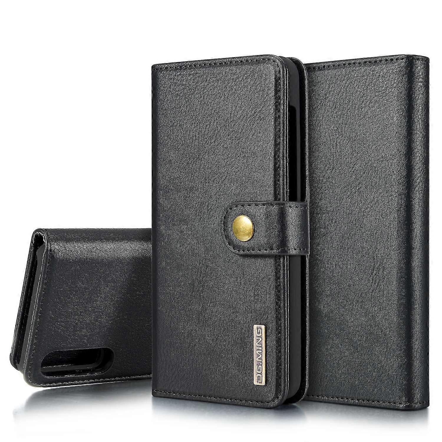 WJTG  Split Leather Phone Case Shell for Samsung Galaxy A50/A50s/A30sJ