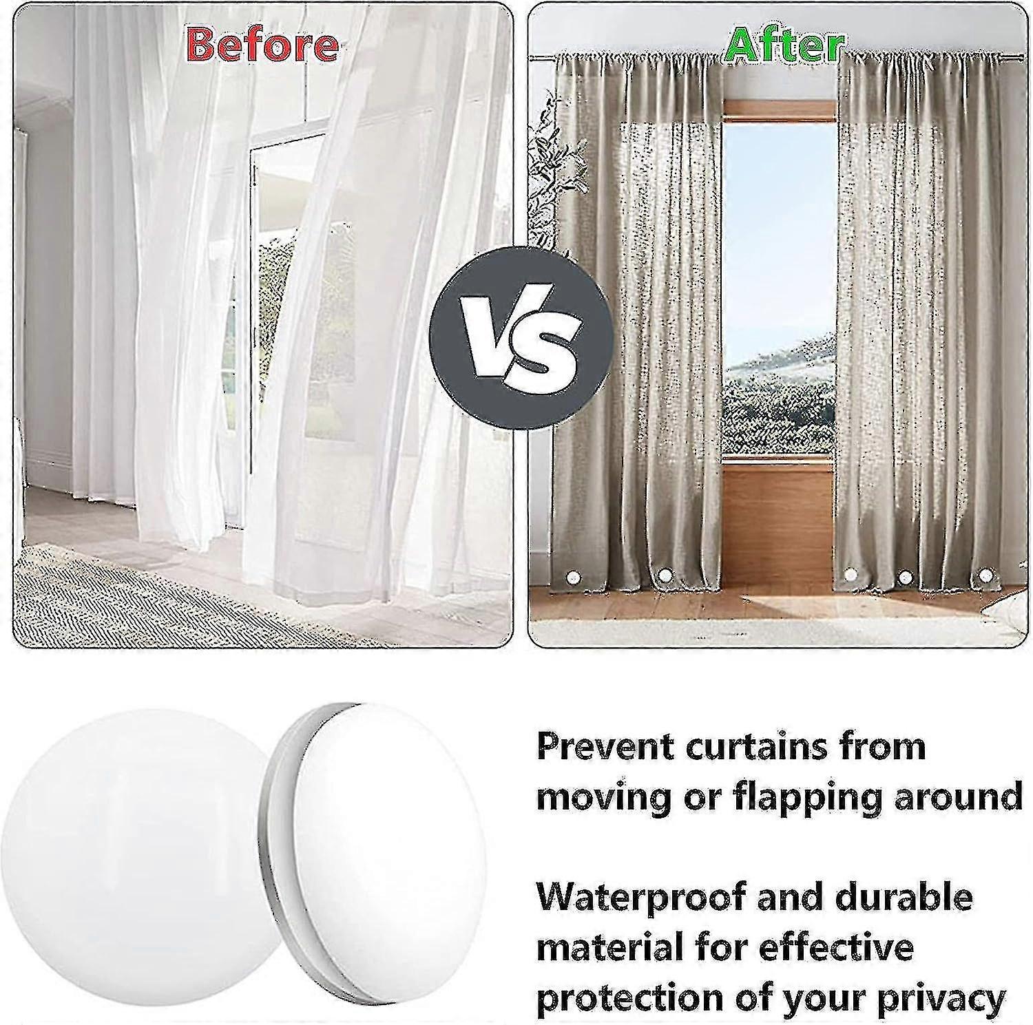 10pcs Strong Shower Curtain Weights, Round Curtain