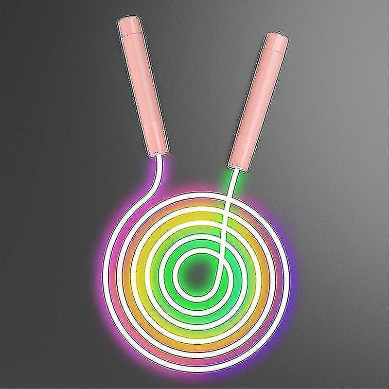 Glowing Jump Rope Adjustable 2.8m Light Up Skipping Rope Zekai