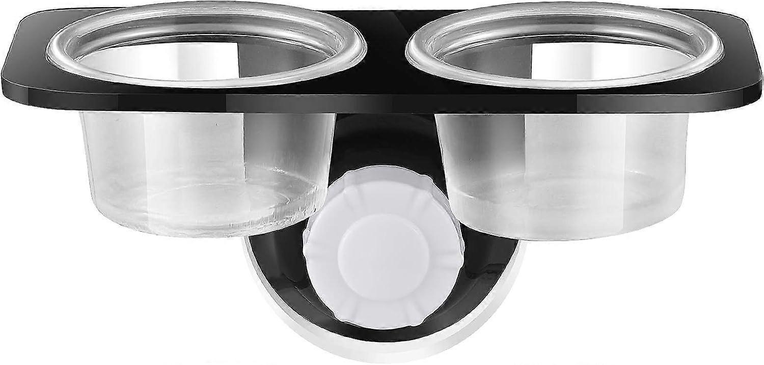 Gecko Feeder Ledge-Small Gecko Food Cups Suction Cup Reptile Feeder for Reptiles Food and Water Feeding (Suction Cup Type)
