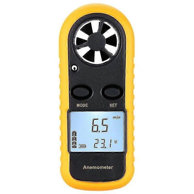 Digital Anemometer The anemometer can measure wind speed and temperature without battery delivery_May