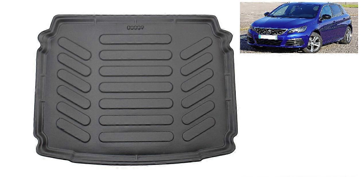 Προσαρμοσμένο καουτσούκ πατάκι δαπέδου μαύρο Peugeot 308 II (2013-2021) EXP FR DAY J