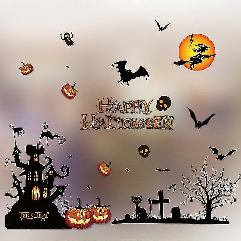 Halloween Color Electrostatic Stickers PXCL