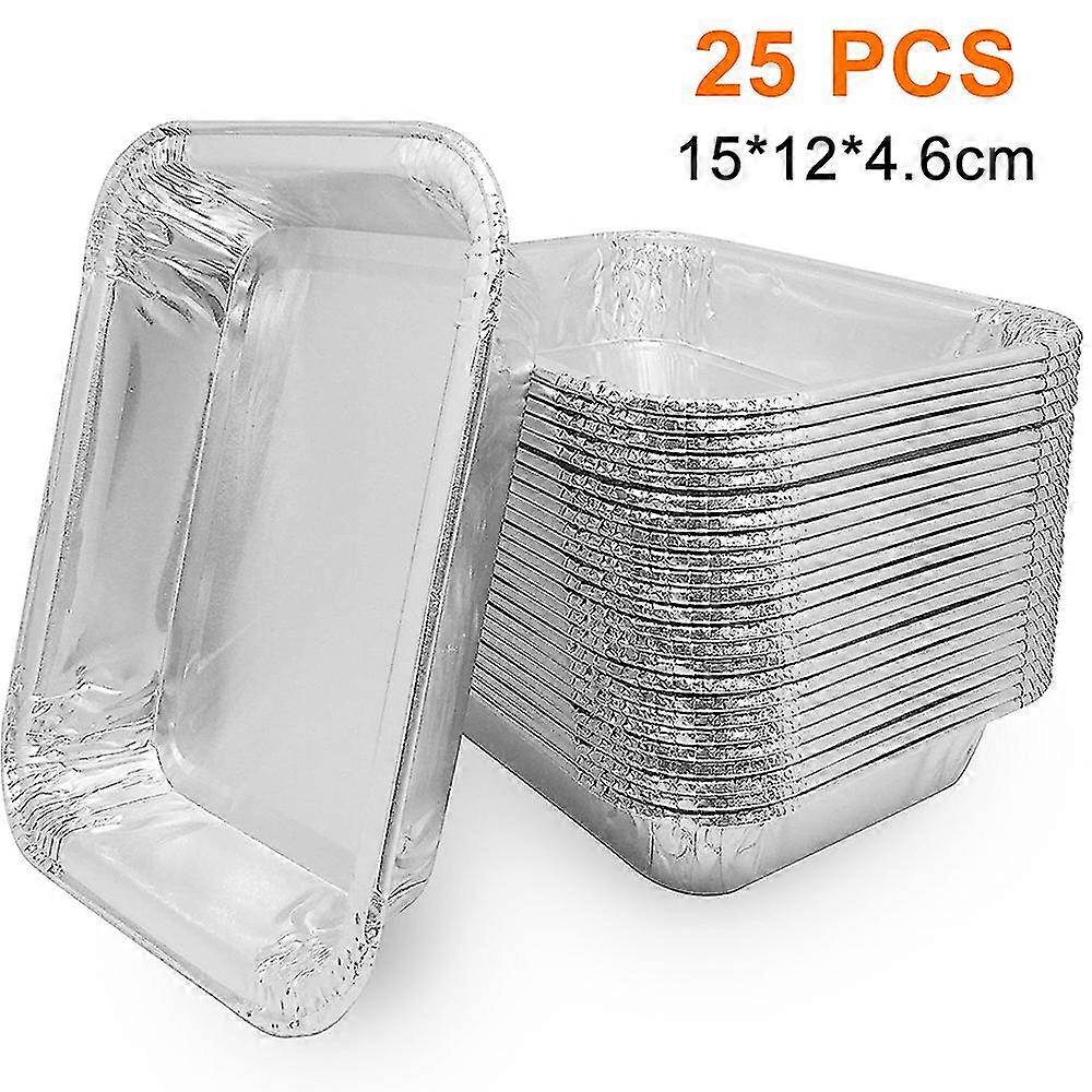 25pcs (25/50-pack) Grills Compatible Drip Pans, Bulk Package