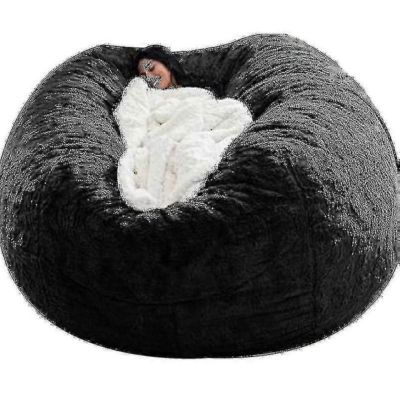 新しい特大ビーンバッグチェアカウチソファカバー大人用屋内レイジーラウンジャーキッズセルウェルチェアなし