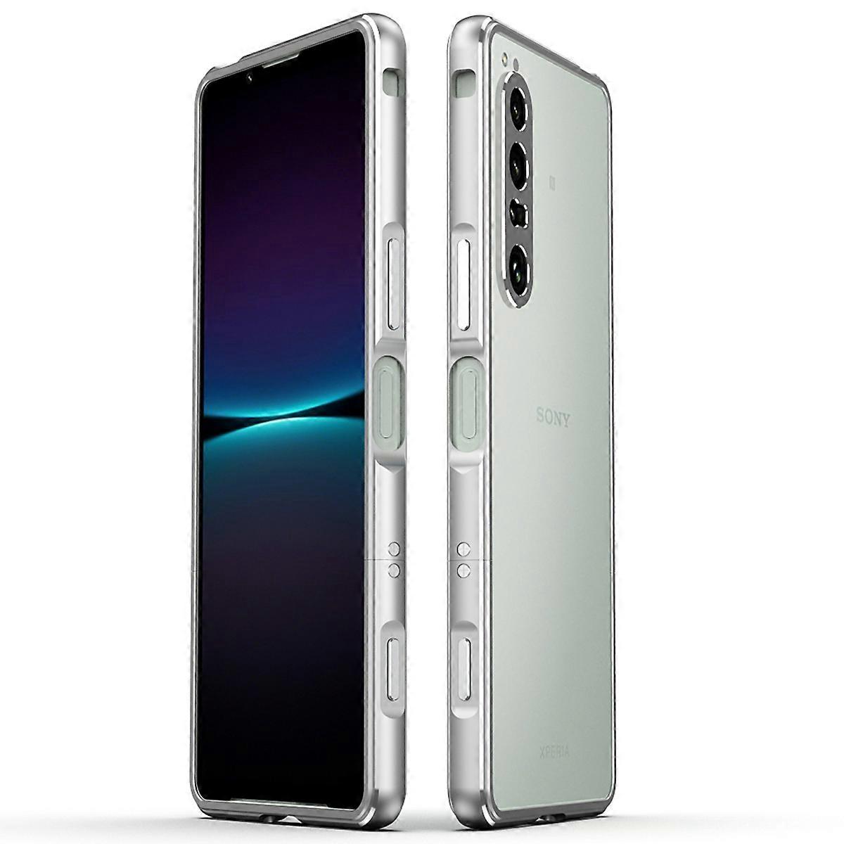 Zderzak Metalowa rama do Sony Xperia 1 IV 5G, amortyzująca osłona zderzaka z osłoną obiektywu aparatu