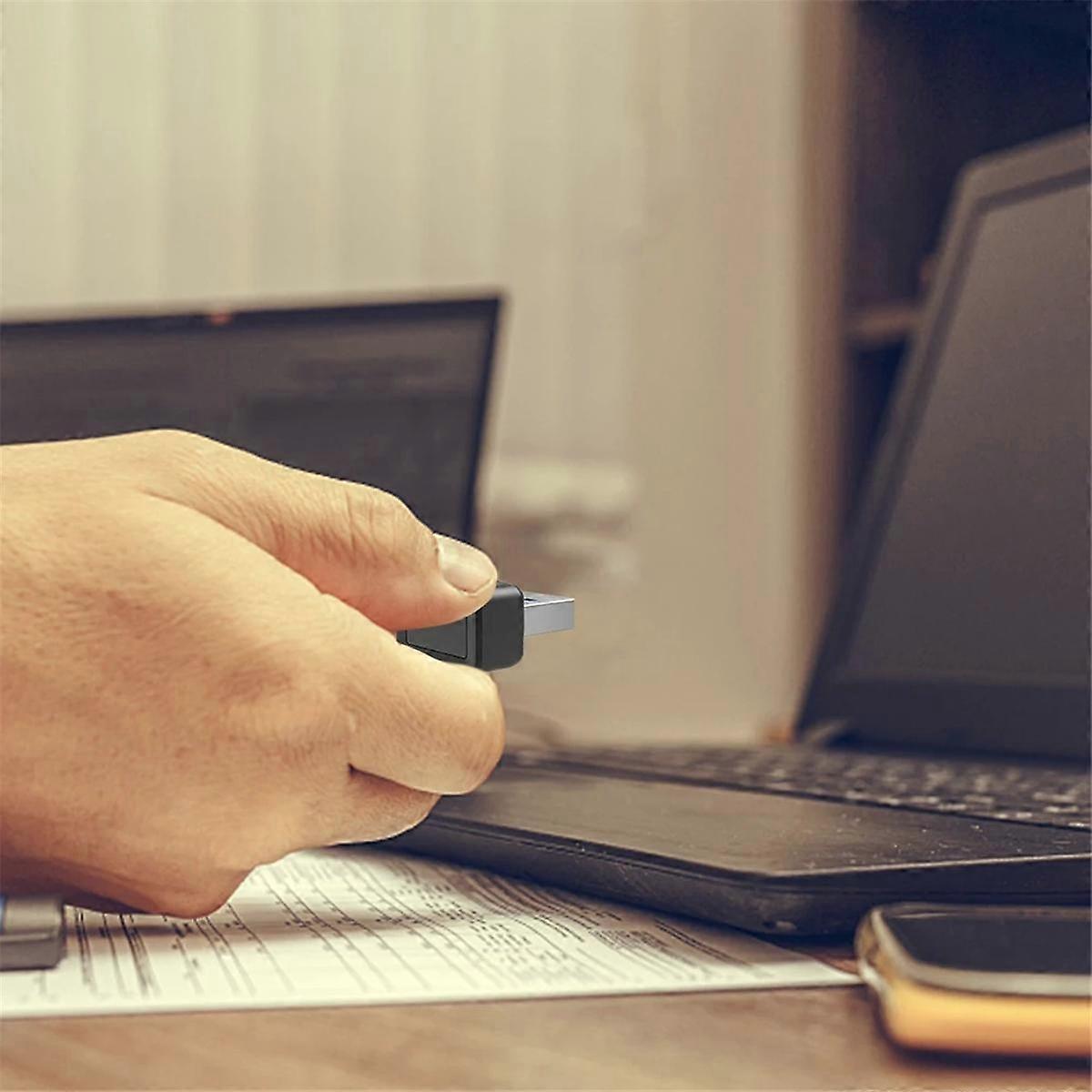 Lecteur de clé d’empreintes digitales USB FIDO U2F Clé de sécurité à correspondance rapide Windows Hello Anti-Spoofing Mini F
