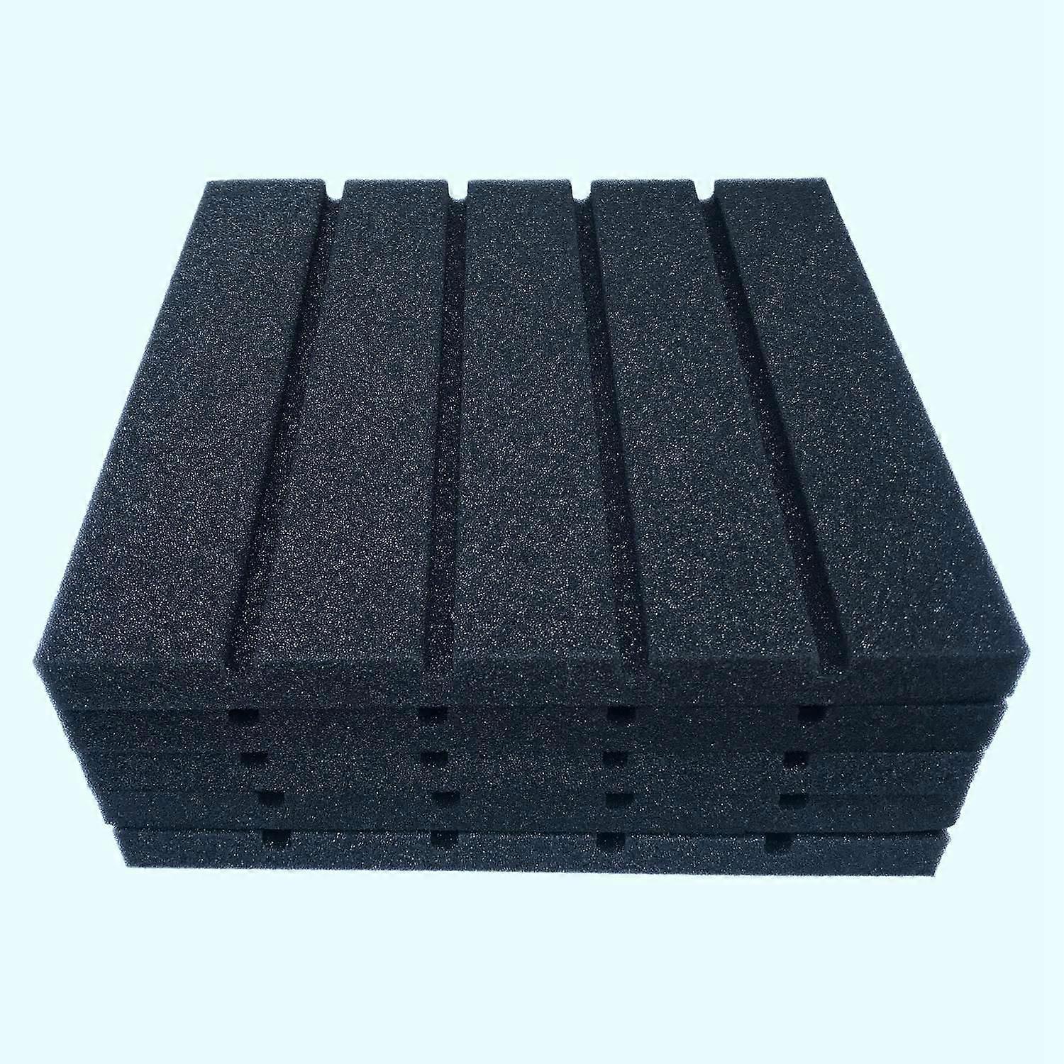 6pcs Studio d’enregistrement Insonorisation Panneaux acoustiques Mousse Épaisse Éponge Légère Absorption Acous