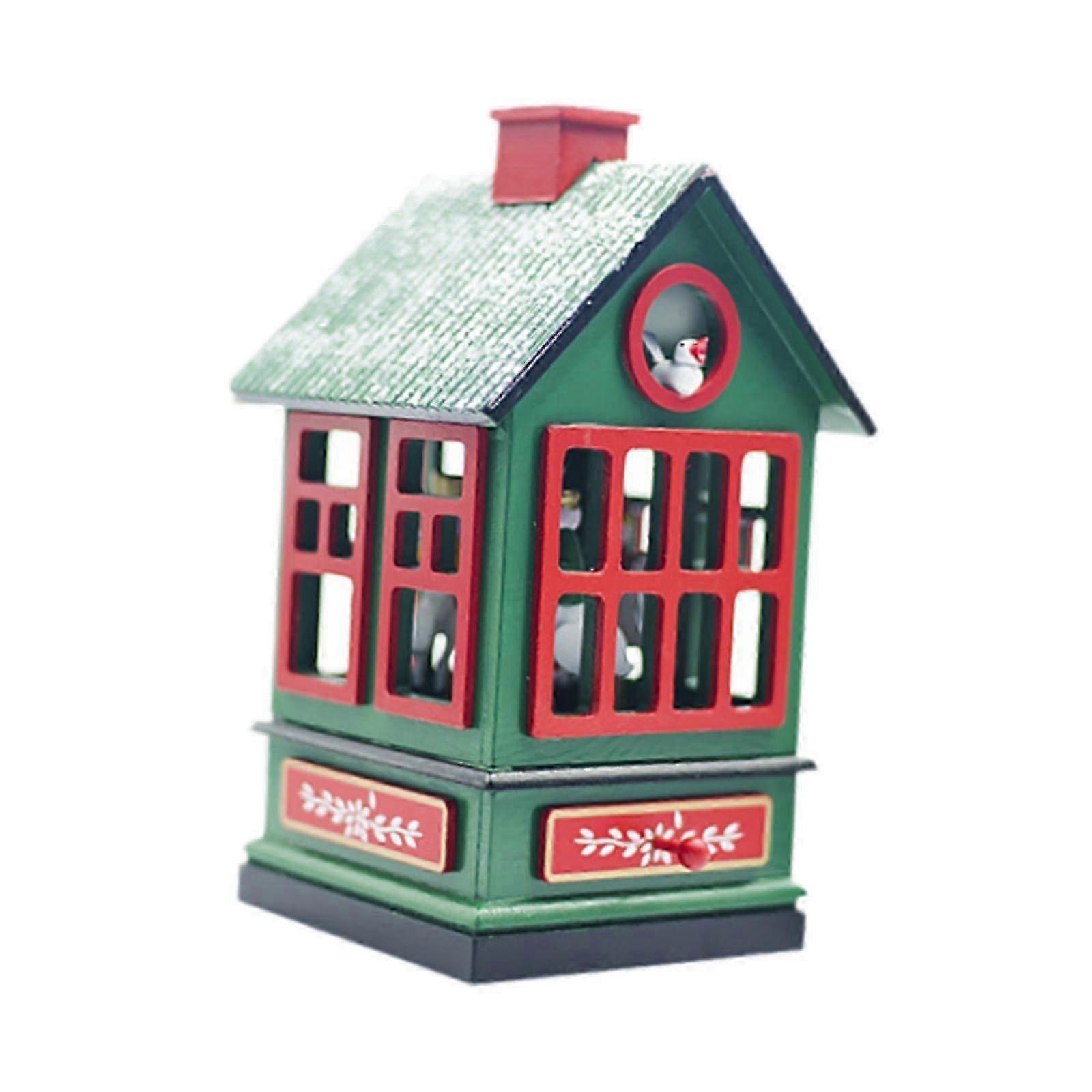 عيد الميلاد مربع الموسيقى لطيف عيد الميلاد الديكور لغرفة المعيشة عطلة داخلي أخضر