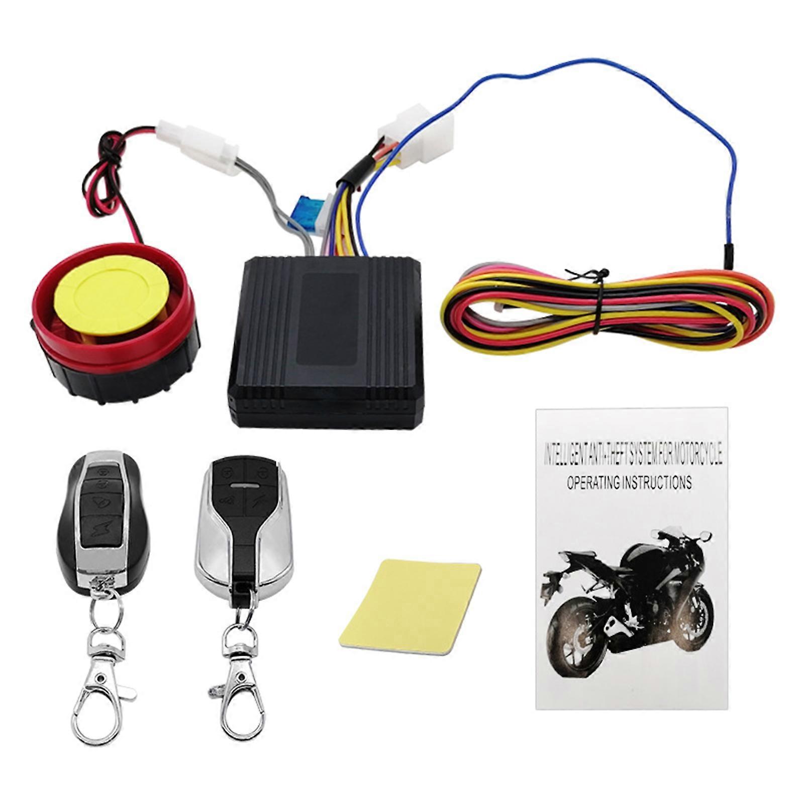 Waterproof Motorcycle Anti-Theft Alarm Wireless Remote Control Security Alarm