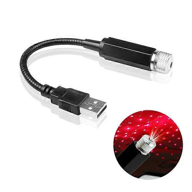 USB LED Car Interior Decorative Light Roof Star Light DJ Christmas Atmosphere Ambient Light Multiple Lighting Effects