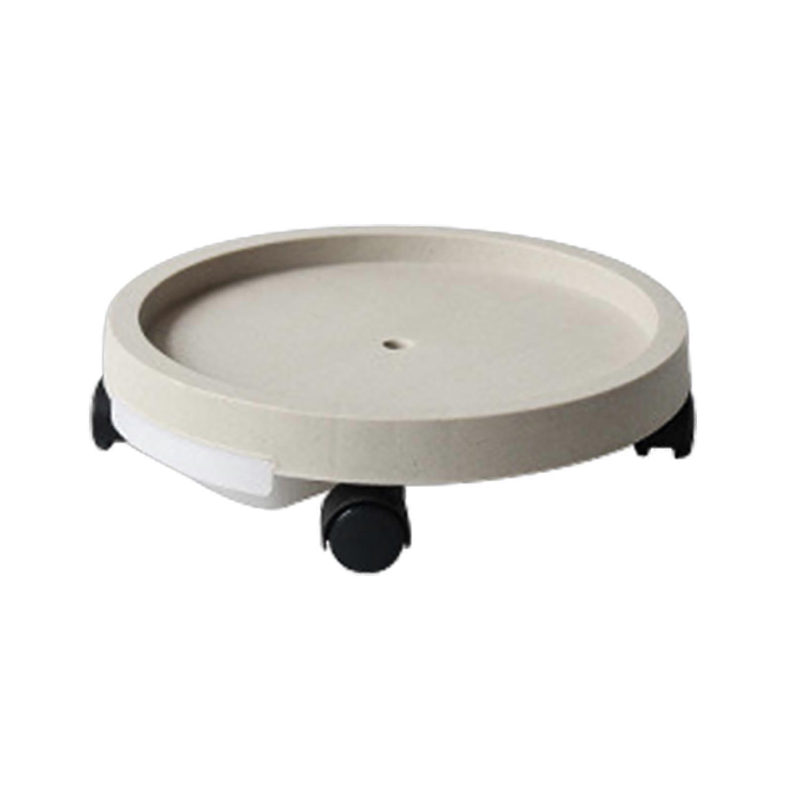 Plant Saucers Tray Pallet Rack Planter Caddies Round Caster With Wheels Stand Mobile Portable For Gardens Thickened Pot
