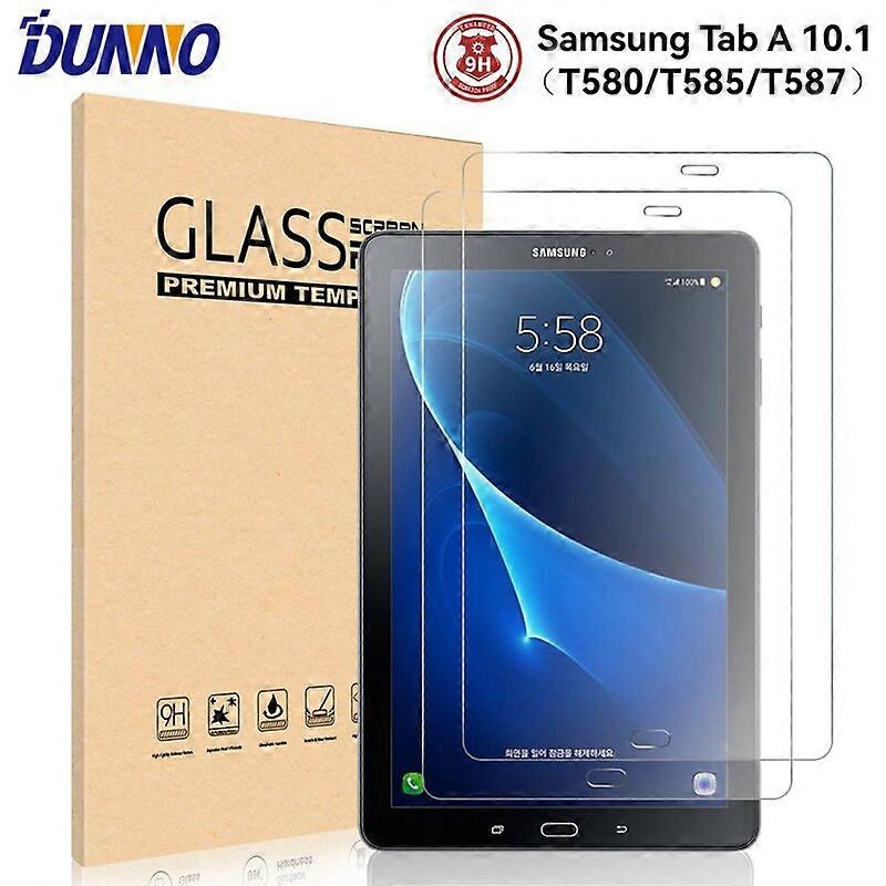 2PCS Tempered Glass Protective Film For 2016 Samsung Galaxy Tab A 10.1 SM-T580 T585 T587 Screen Protector Glass Protection  Screen Protectors