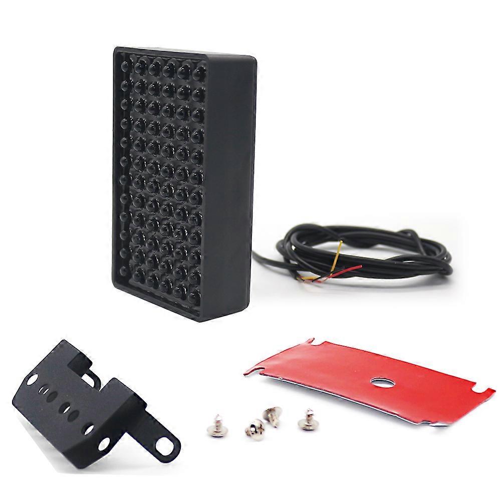 For M3 M4 F80 F82 F83 12V F1 Style DRL Red 72 LED Rear Tail Stop Fog Brake Light Stop Safety Lamp Car Motor LED Rear Signal Lamp