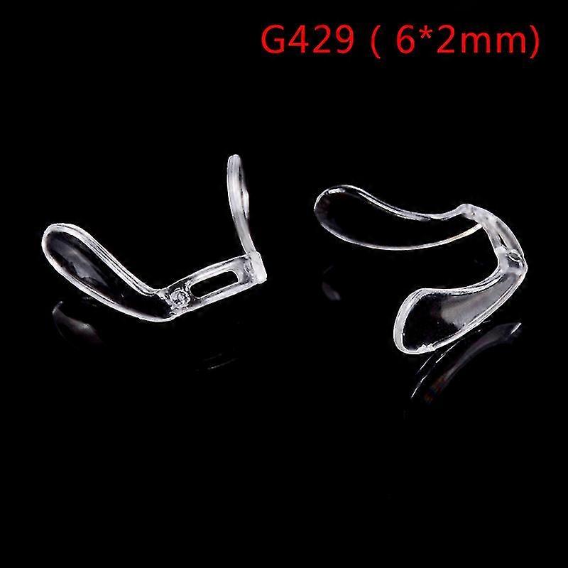 2pcsノーズパッドのポリ塩化ビニールのプラスチック滑り止め棒の眼鏡のサングラスの眼鏡