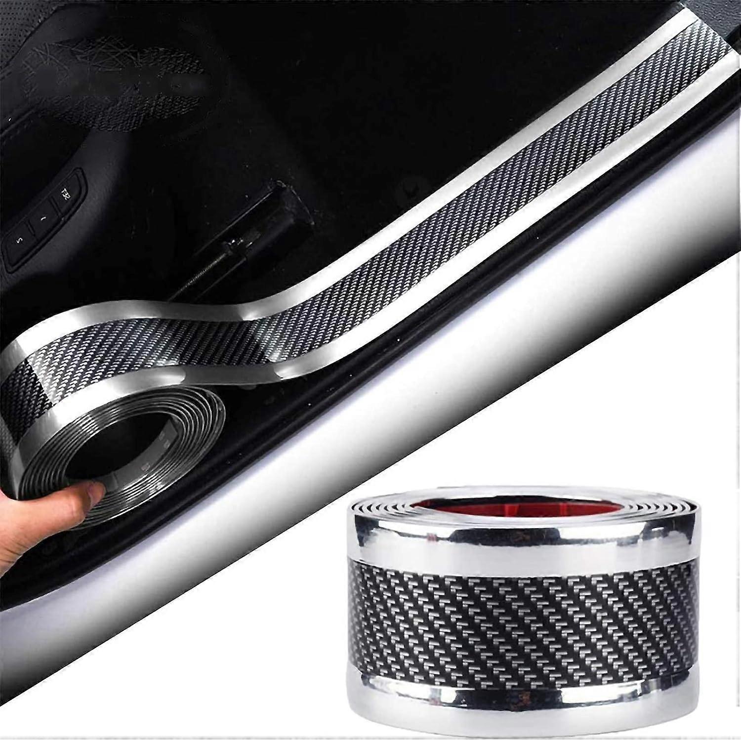 Door sill protection strip, (3M*5CM)black