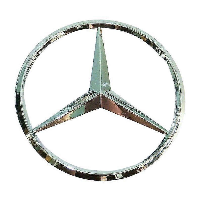 Mercedes benz chrome star trunk emblem badge 90mm