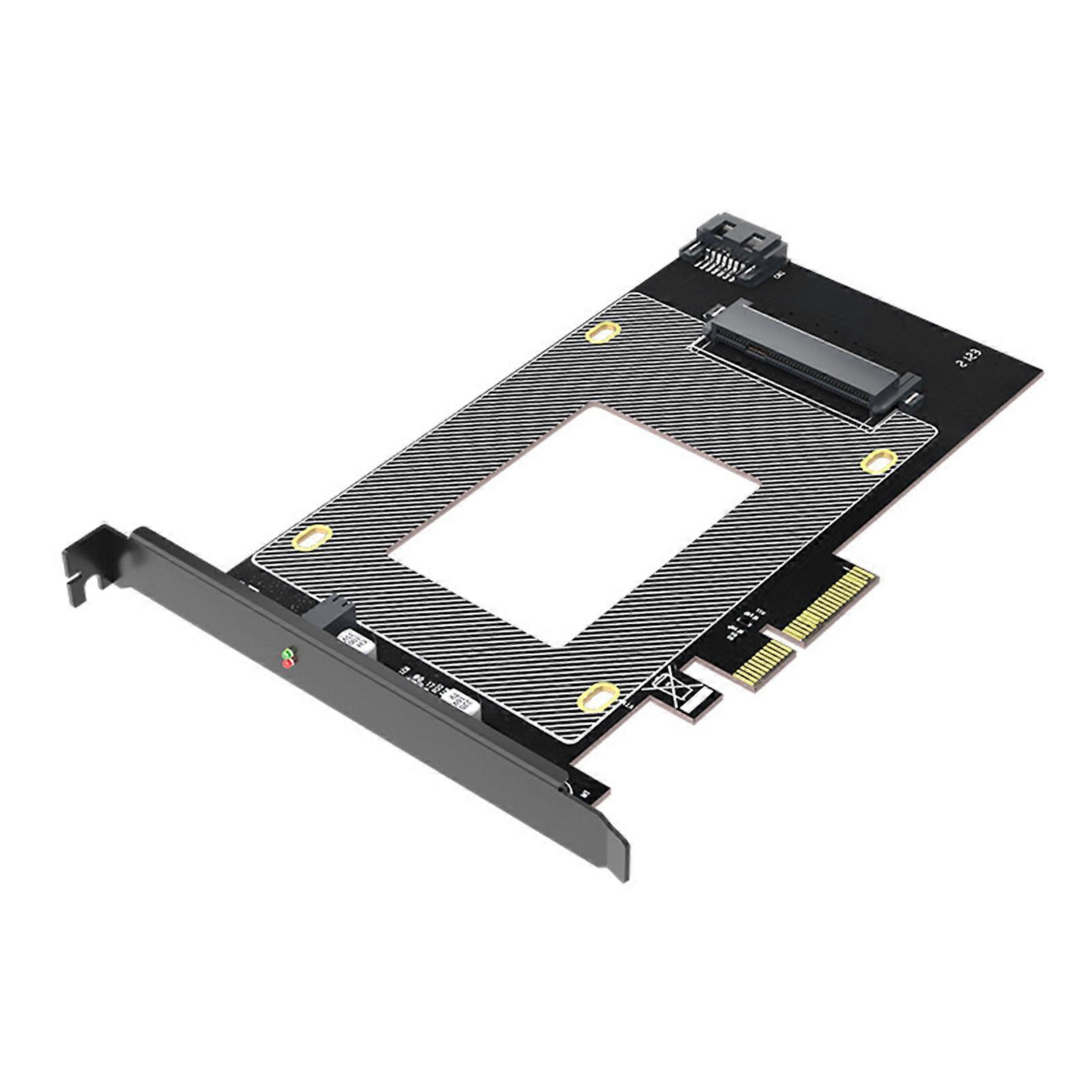 Updated U.2 to PCIe Adapter Riser PCI for Express x4 to U.2 U2 Sata SSD Convert
