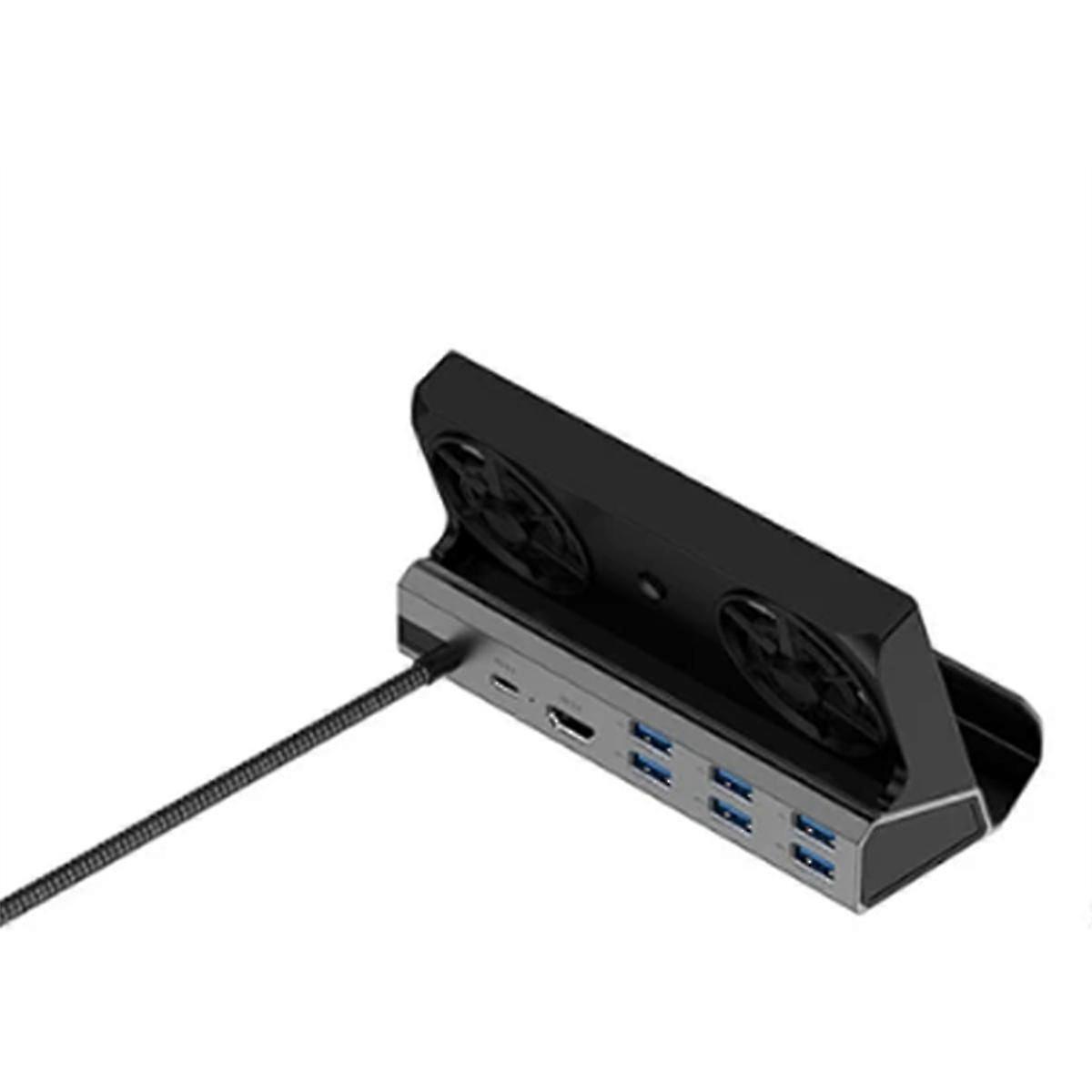 Für Ally Game Dock Console Hub 4k 60hz USB C Docking Station Gigabit Ethernet 1000Mbps Dock Stand Typ C Usb 3.0 (a)