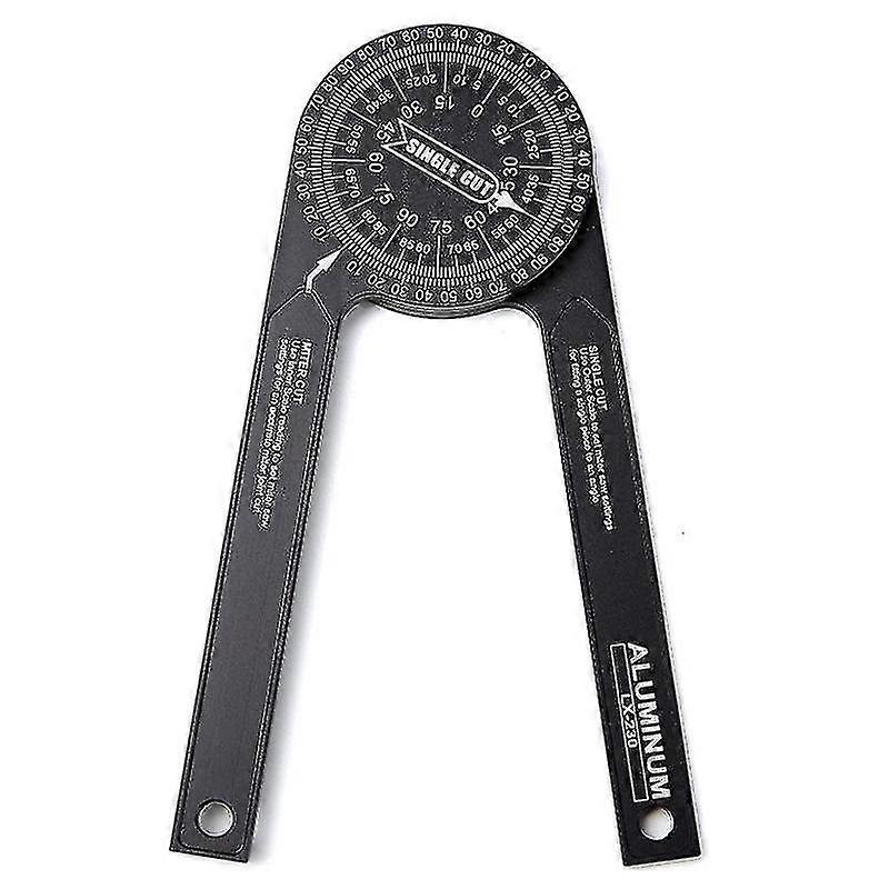 منقلة منشار ميتري من الألومنيوم ، مكتشف زاوية مقاس 7.3 بوصة ، دوران 360 درجة ، موازين محفورة بالليزر دقيقة- MXBC