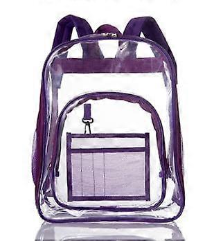 Clear backpack for Students Heavy Duty Transparent See Through School Backpack