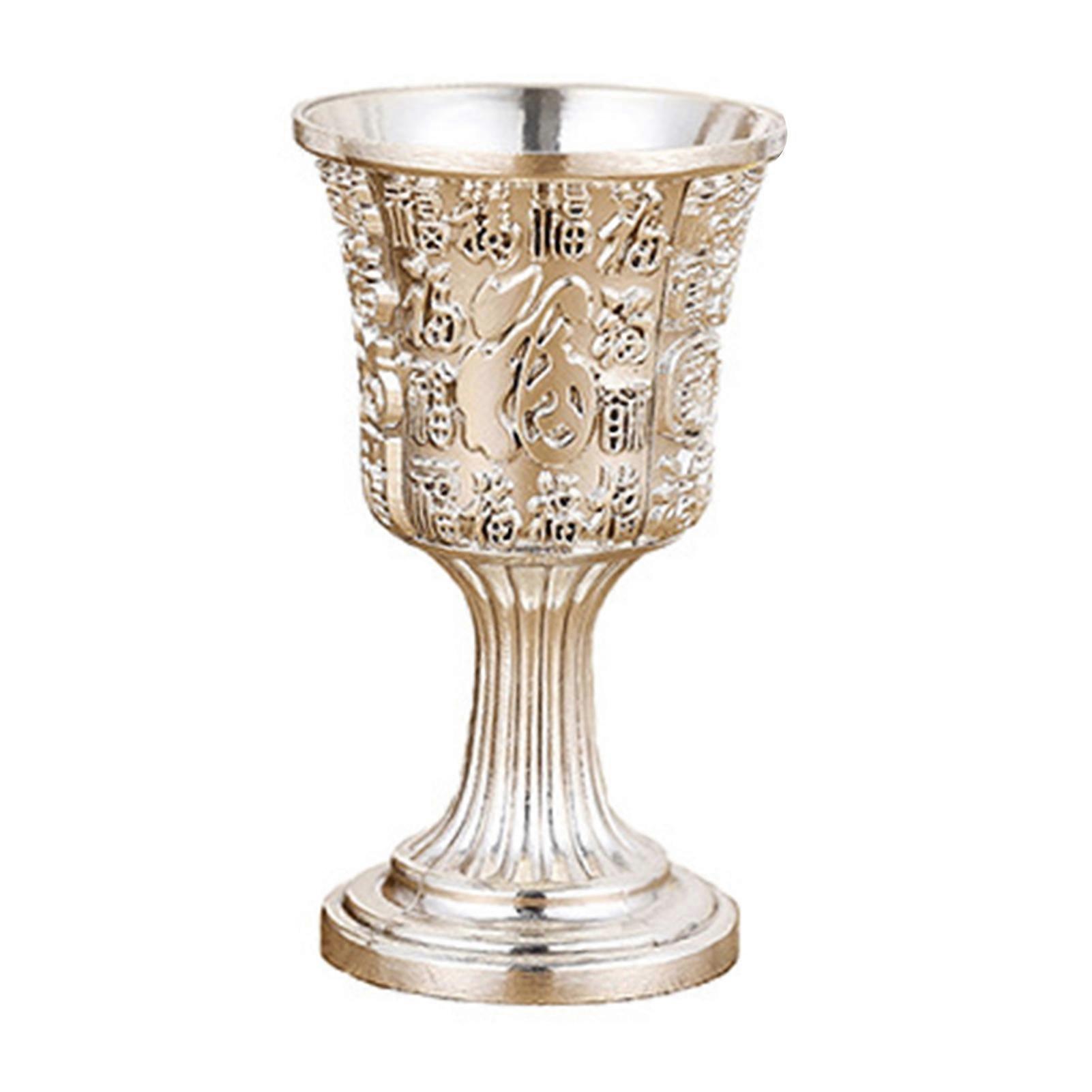 Wine Glass Anti-fade Large Capacity Solid Smooth Stable Drinking Container Thin Handle Antique Mini Wine Pot Cups for Banquet