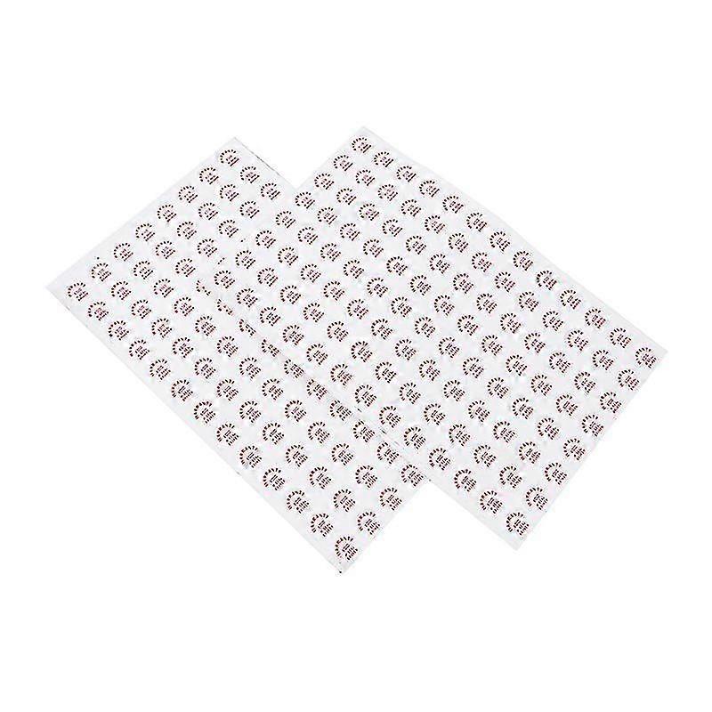 2sheets/208pcs Warranty Void If Damaged Protection Security Label Sticker Seal
