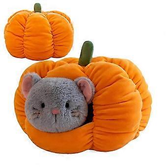 Soft Pumpkin Plush Toy Stuffed Pet Doll Toy Pumpkin Nest Stuffed Toy For Boys Girls Birthday Gifts For Children Adults