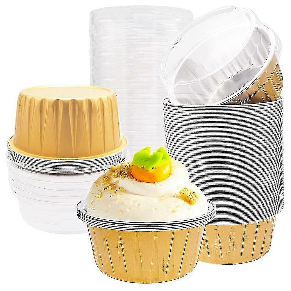 Dessert Cups With Lids,disposable Compatible With Cupcake Cupcake Containers