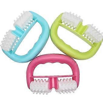 D Type Fat Control Roller Massager Fast Cellulite Lift Tools Roller(Blue)