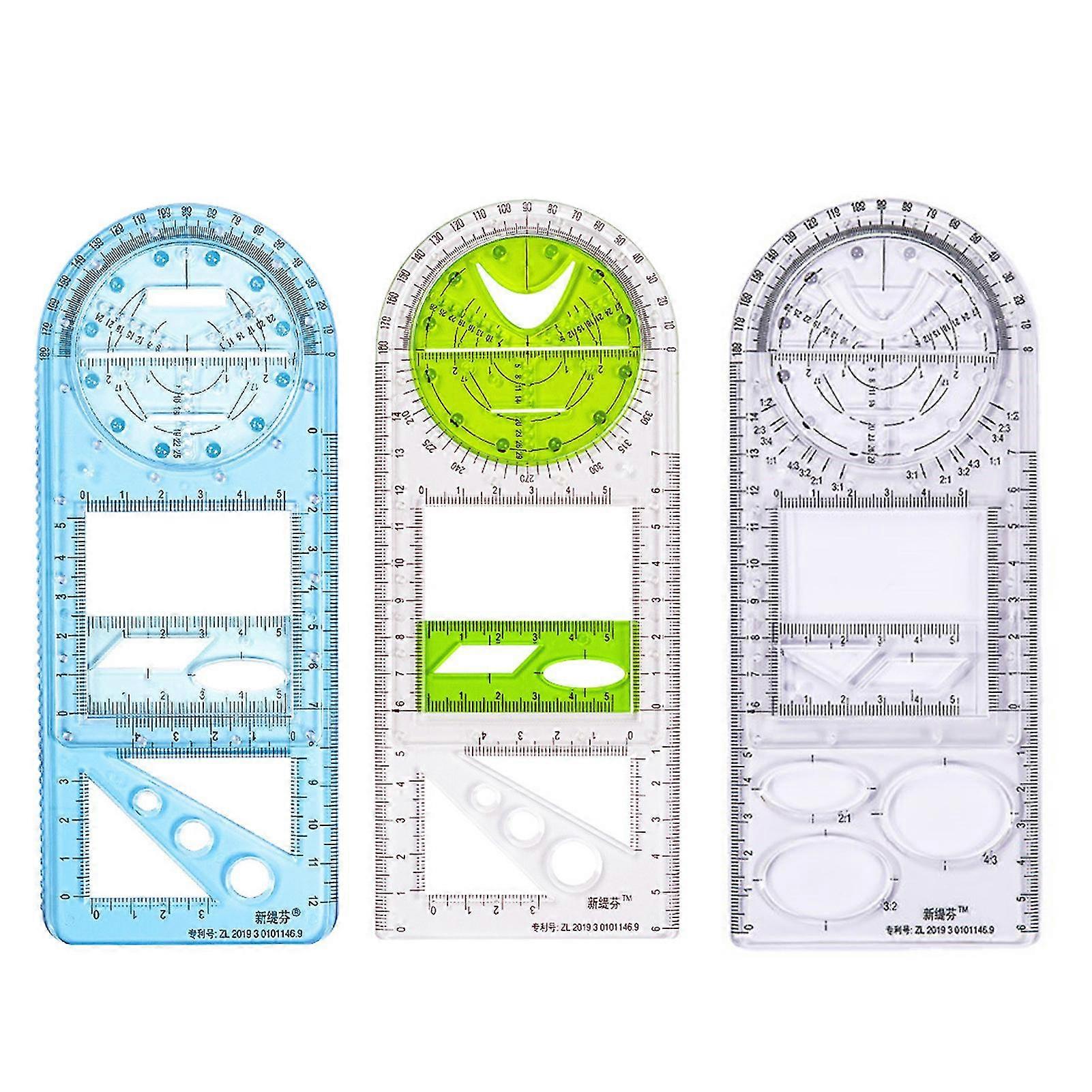 Functal Ometric Ruler Ometric Ing Template Measuring Tool For