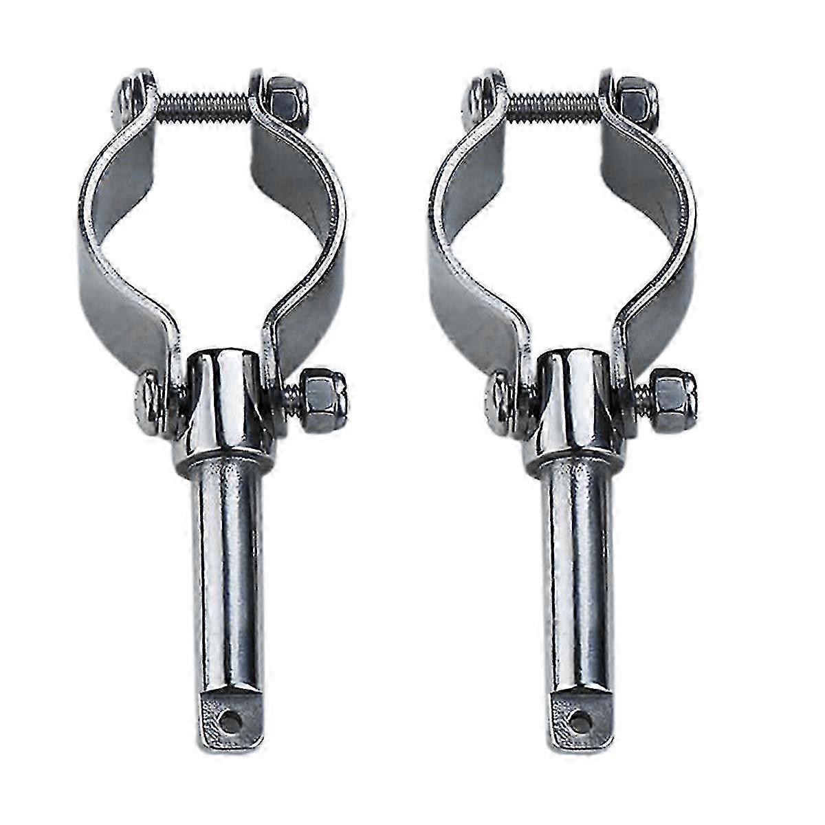 Båt rustfritt stål Row Lock Side Mount Line Oar Lock Socket Marine Yacht (2 per pakke)