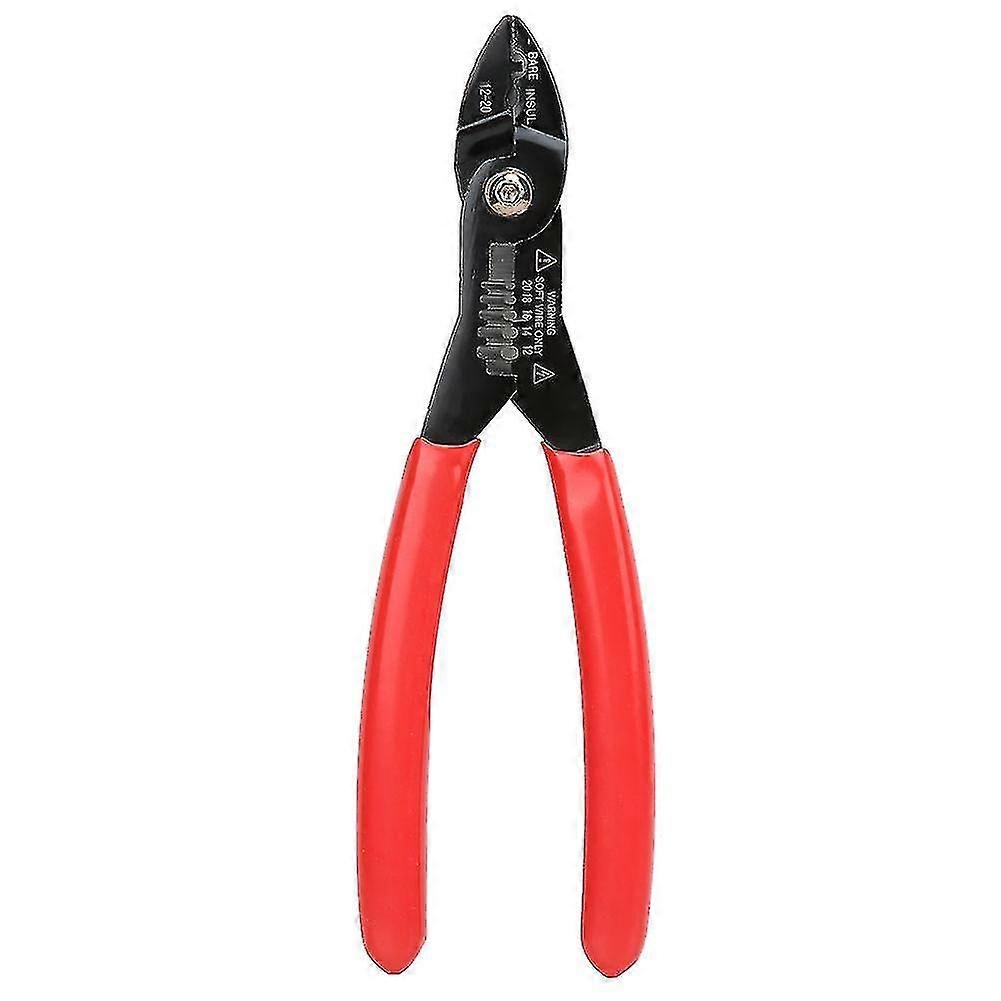 7in Professional Electrical Cable Stripping Crimping Tool Wire Stripper For Terminals