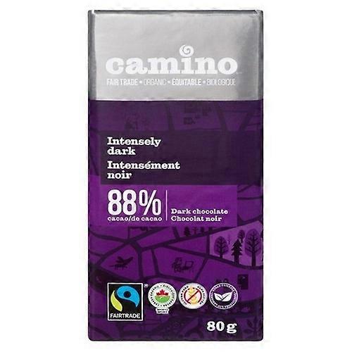 Camino Organic Intensely Dark Chocolate 88% Cocoa, 80 Grams (Case Of 14)