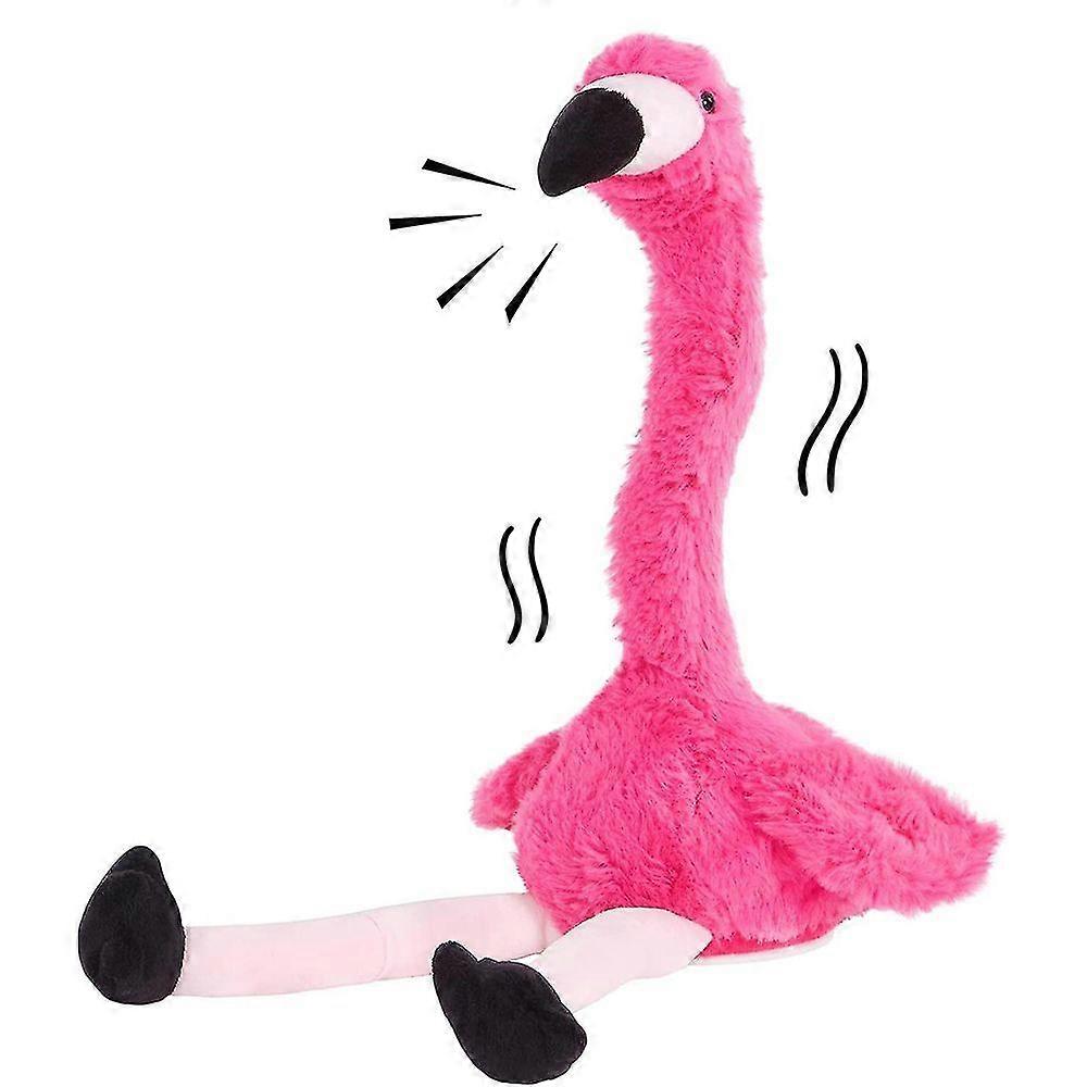Flamingo Plush Dancing Toy Electric Flamingo Stuffed Toy Talks and Dancing Animal Toys Git for Kids
