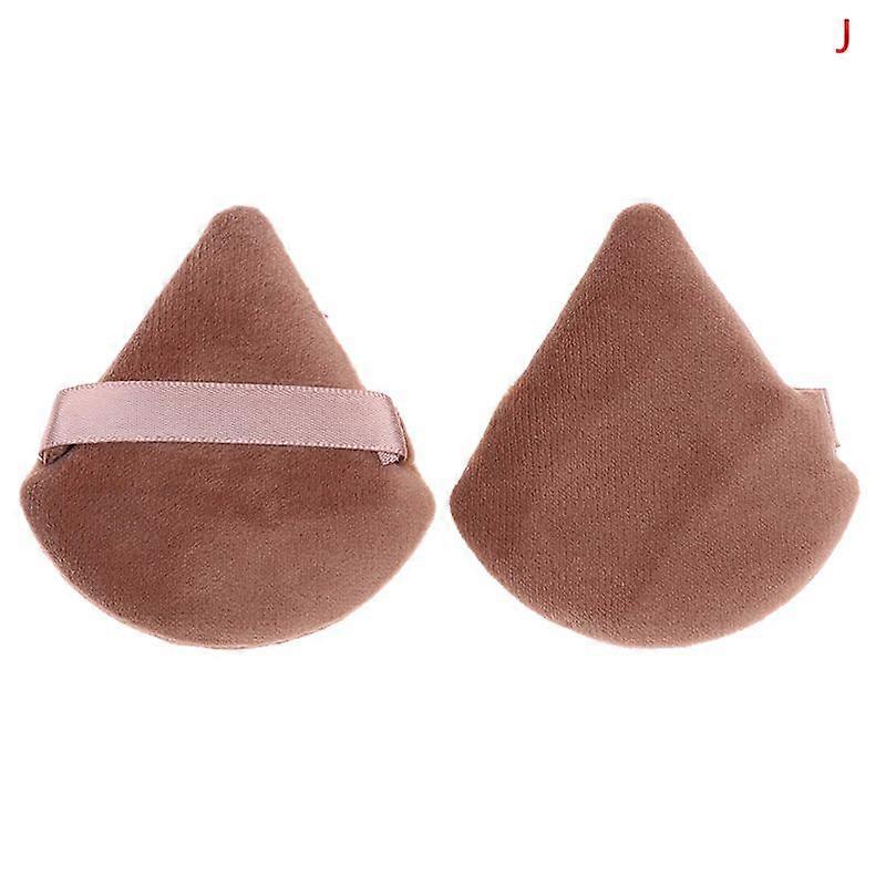 2Pcs Triangle Powder Puff Face Makeup Applicator Beauty Foundation Sponge